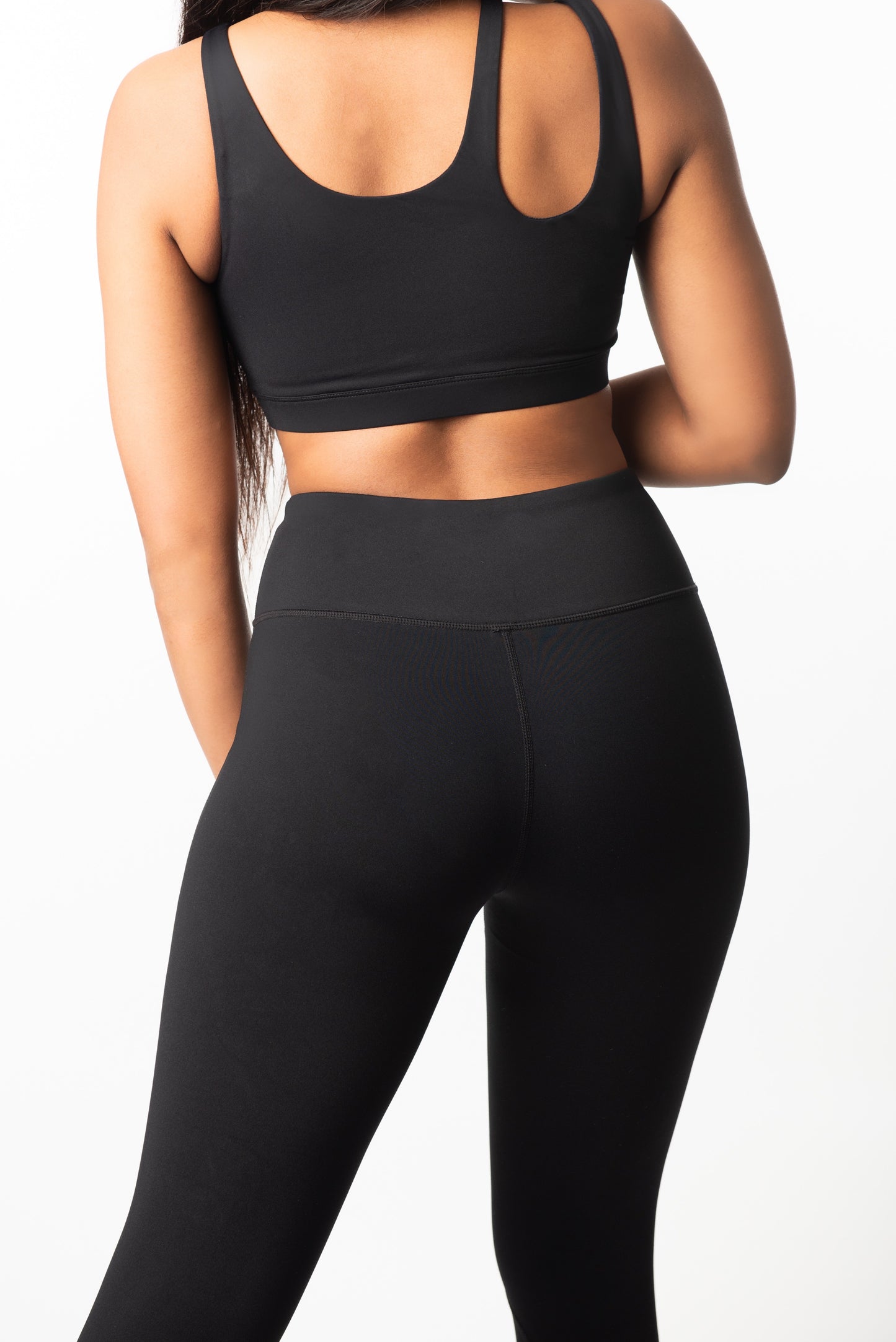 Transparent detail leggings 7/8